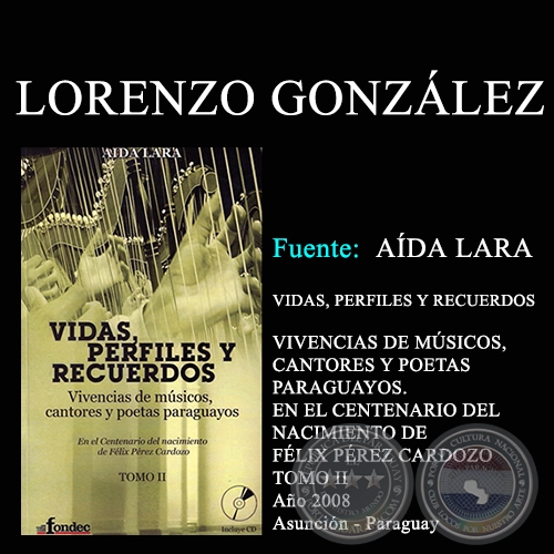 LORENZO GONZÁLEZ - VIDAS, PERFILES Y RECUERDOS (TOMO II)